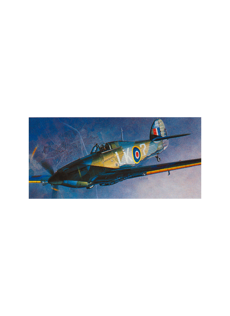 Aeroplano 1/72 Hawker Hurricane MK IIC "Academy-Minicraft"