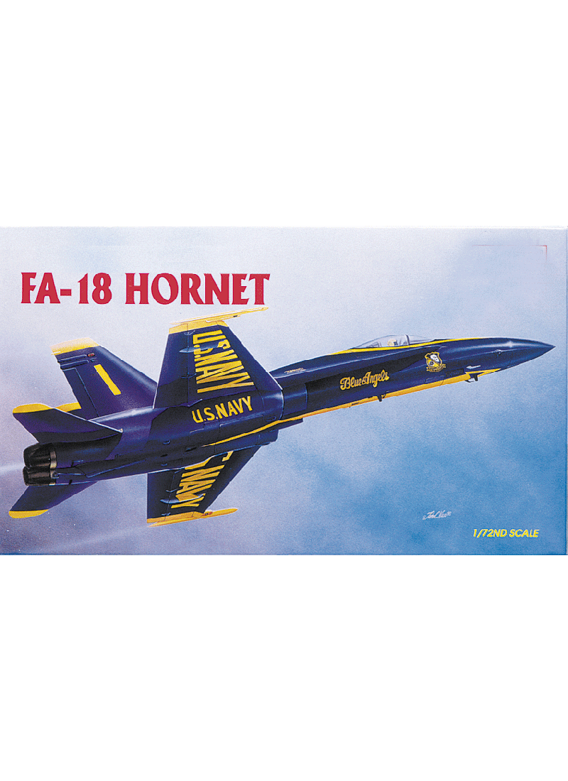 Aeroplano 1/72 FA 18-Blue Angel Hornet "Academy-Minicraft"