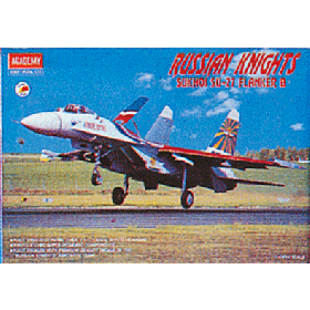 Aeroplano 1/48 Russian Knights Sukoi SU-27 "Academy-Minicraft"