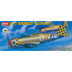 Aeroplano 1/72 P-47D Thunderbolt " Razor Back " "Academy-Minicraft"