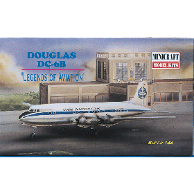 Aereo passeggeri 1/144 Douglas DC 6B Pan Am " Minicraft "