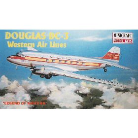 Aereo passeggeri 1/144 Douglas DC3 " Minicraft "