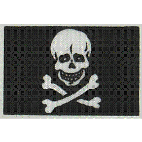 Bandiera pirata 20x30