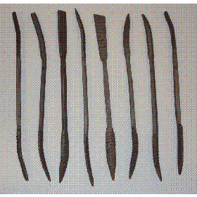 Set raspe curve per legno doppia faccia mm 500 tot. 190