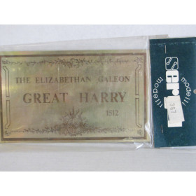 Targhetta ottone  Great Harry 65x115